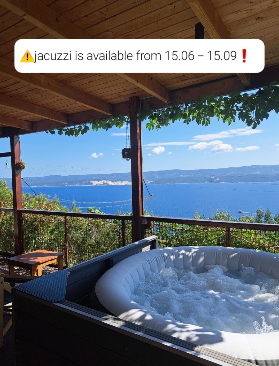 Villa Bella vista with jacuzzi Omiš Esterno foto